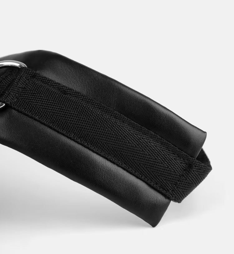 Luxury Inflatable Collar Restraint Set – Premium Faux Leather Handcuffs, Stainless Steel Anal Plug for Couples