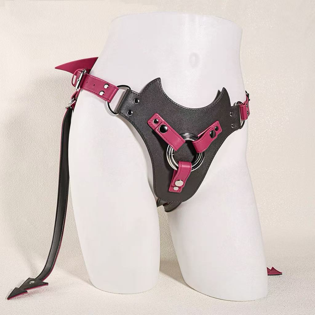 Female Leather Strap-On Harness for BDSM