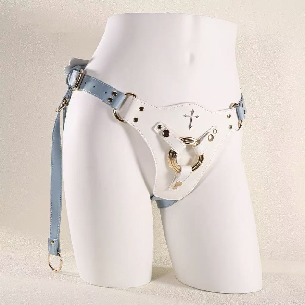 Female Leather Strap-On Harness for BDSM
