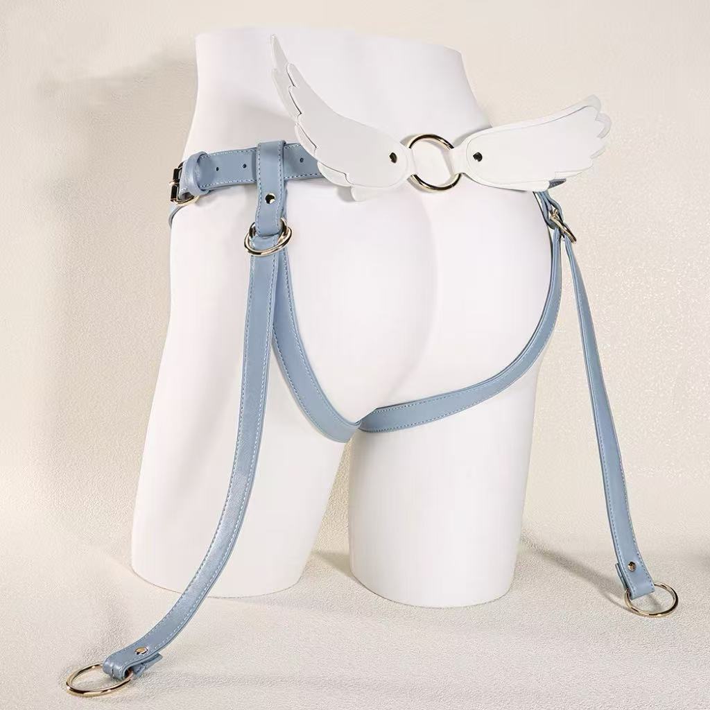 Female Leather Strap-On Harness for BDSM