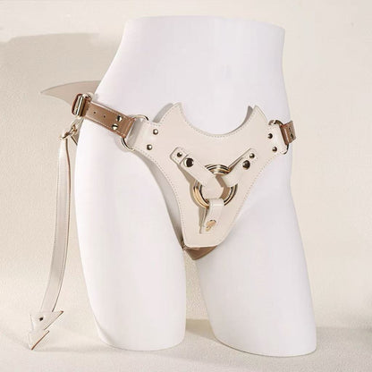 Female Leather Strap-On Harness for BDSM