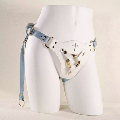Female Leather Strap-On Harness for BDSM