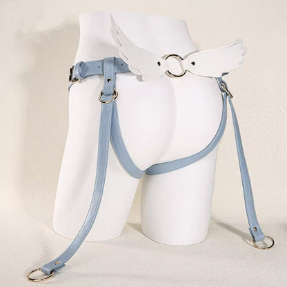 Female Leather Strap-On Harness for BDSM