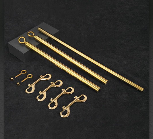 gold bondage spreader bar