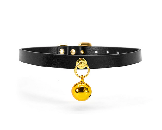 a black bdsm day collar